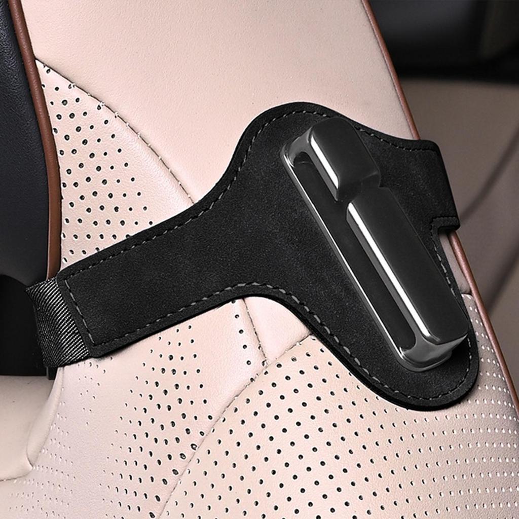Seat Belt Retainer Non-slip Seat Belt Safety Fastener Quick-Release Locking Tool Anti-Strangle Ergonomic Fixing Buckle for Car