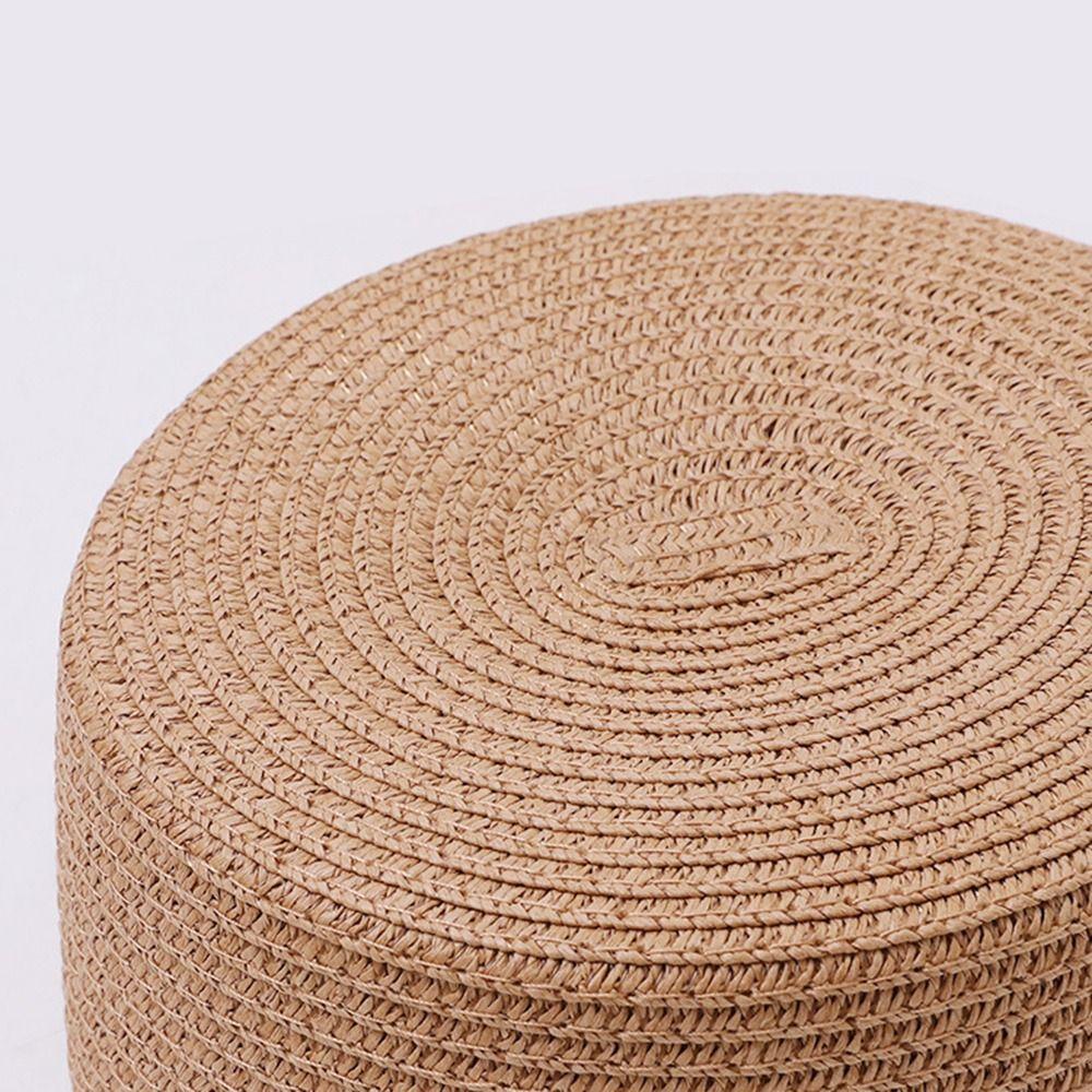 Structured Crown Brimless Cap Solid Painter Hat New Straw Pillbox Hat  Formal Occasions