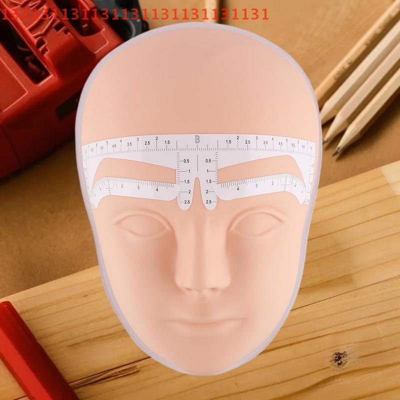 Adhesive, Microblading, Tattoo, Eyebrow Measurement Tools for Permanent Makeup Supply Disposable Eyebrow Ruler Sticker