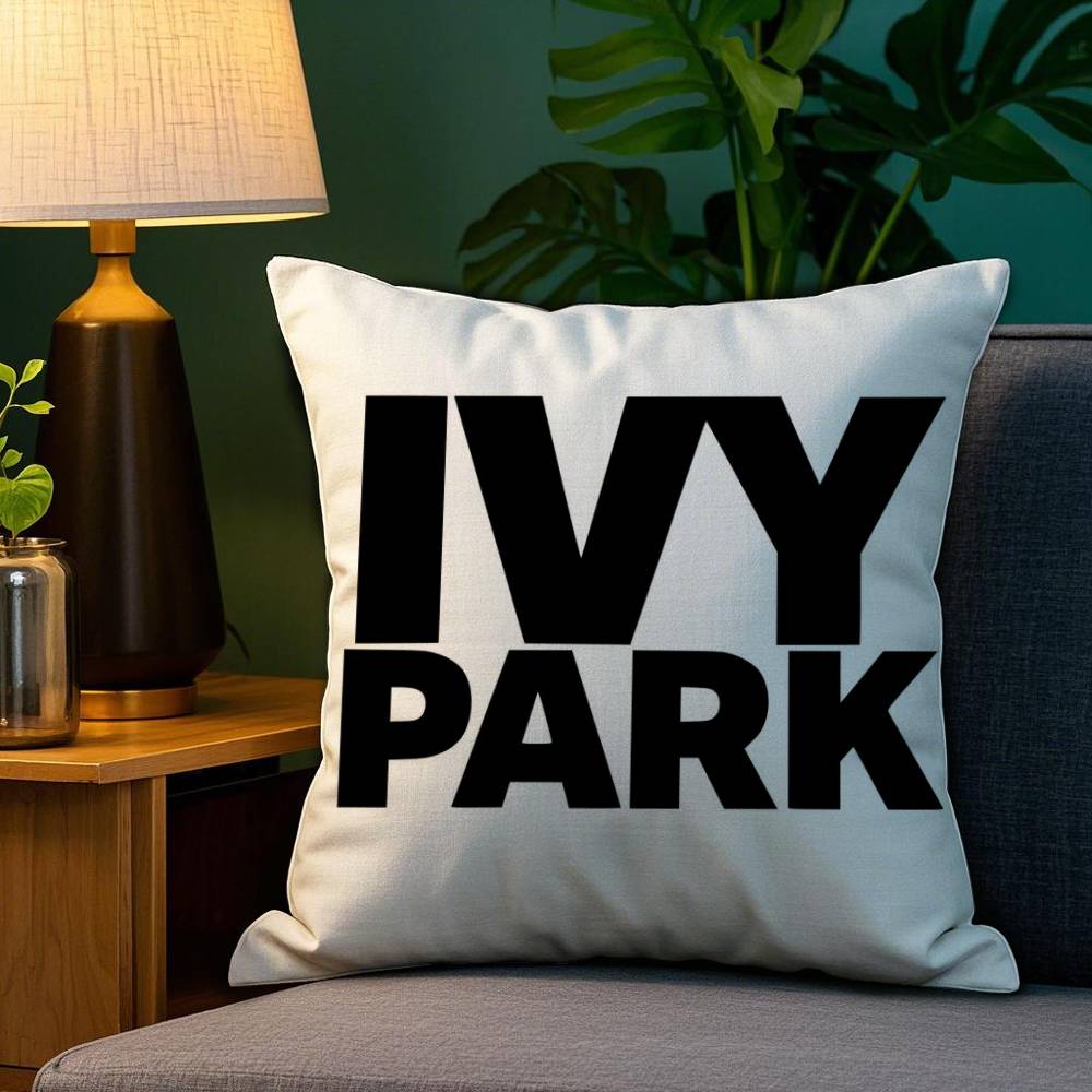 Brand I-Ivy P-Park Pillow Case Sofa Living Room Bedroom Double-sided Printing Square Cushion Nap Time Cushion Cover