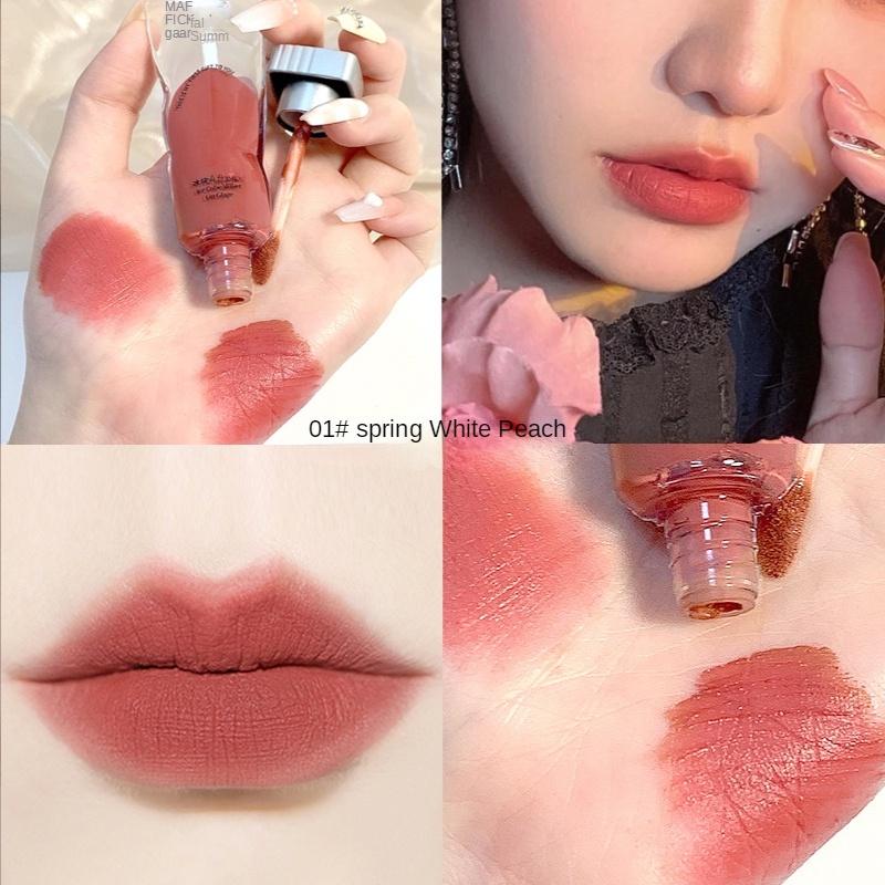 Ice Velvet Lip glaze Прозрачный пигмент Матовая помада-блеск для губ Ice Parity