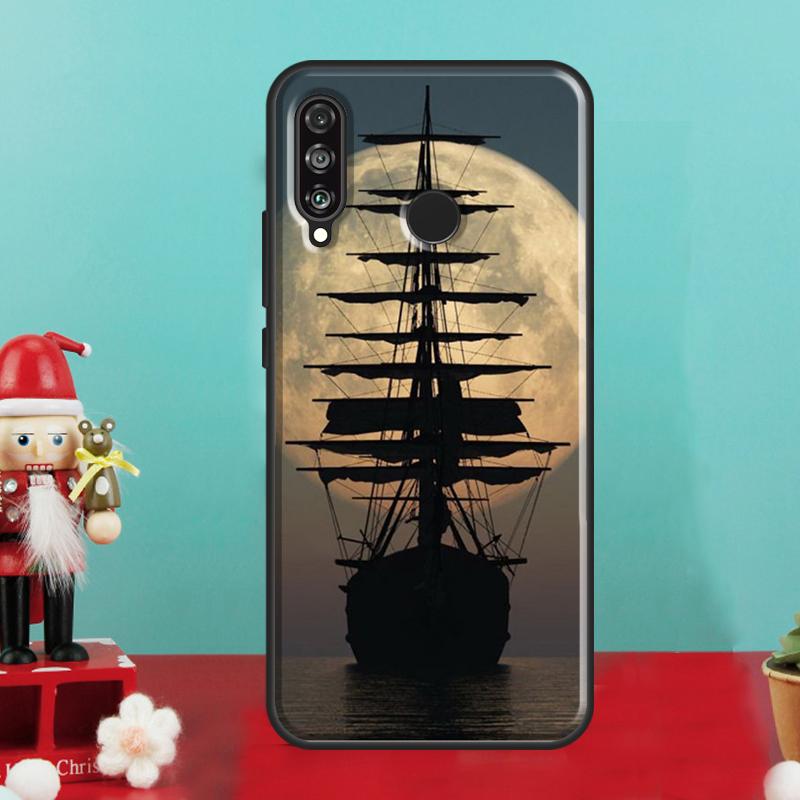 Sailing Pirate Ship Boat For Huawei Nova Y70 Y90 Y60 Y72 Y61 Y91 12s 12i 11i 7i 8i 9 10 SE P60 Pro P30 P40 Lite Case