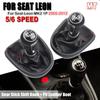 Hetsäljning MT 5/6-växlad Bilväxelväljare Växelväljare Växelspak Med Dammkydd För Seat Leon MK2 1P 2005 2006 2007 2008 2009-2012