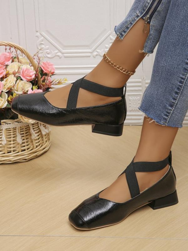 

Модная женская обувь Платформа Низкий каблук Женская обувь Модис Повседневные кроссовки Мелкий вырез Квадратный носок Сабо Большой размер Платье 2025 Новинка Сум 35