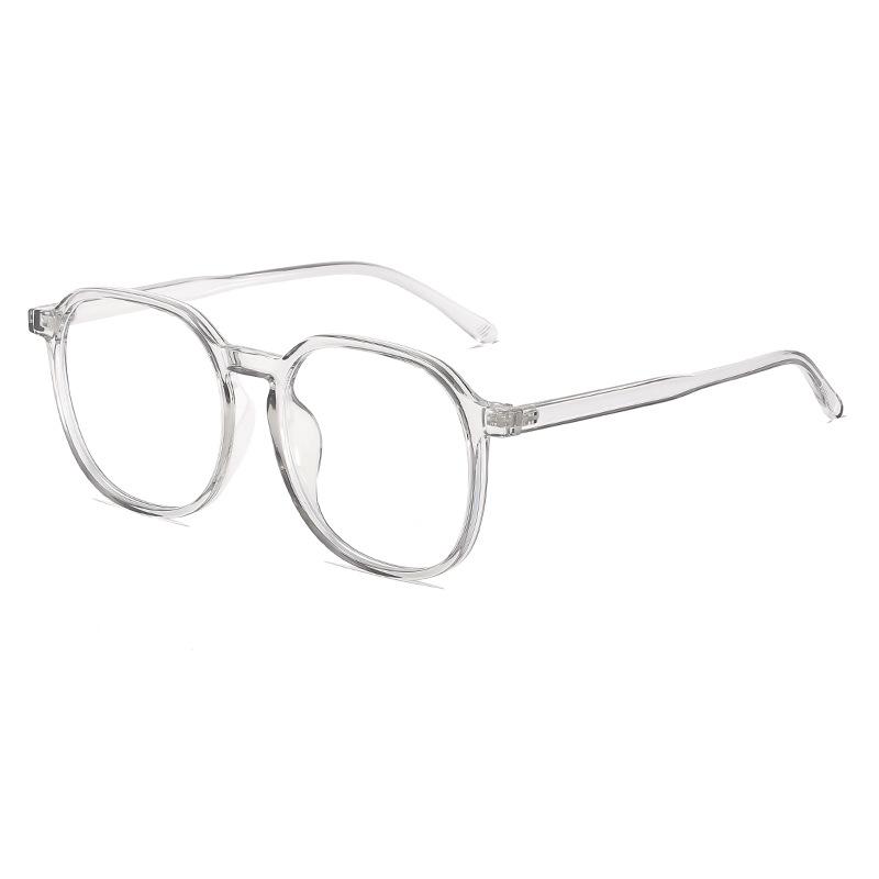

JYL TS Square Glasses Unisex Blue Light Blocking New Fashion Plain Frame 5 A-5022