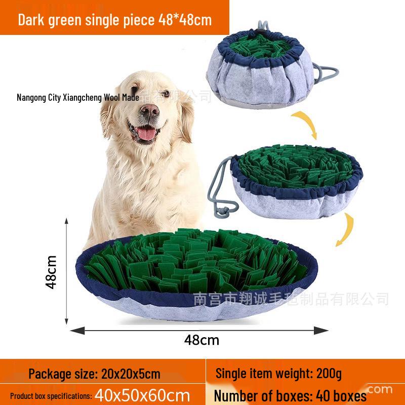 Pet Sniffing Mat: Indoor Dog & Cat Foraging Toy, Decompression Puzzle & Slow Feeder