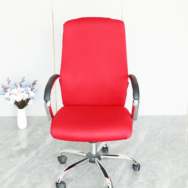 Stretch Spandex Printed Milk Silk Office Chair Cover with Zipper Removable Anti-dirty Computer Rotating Chair Protector