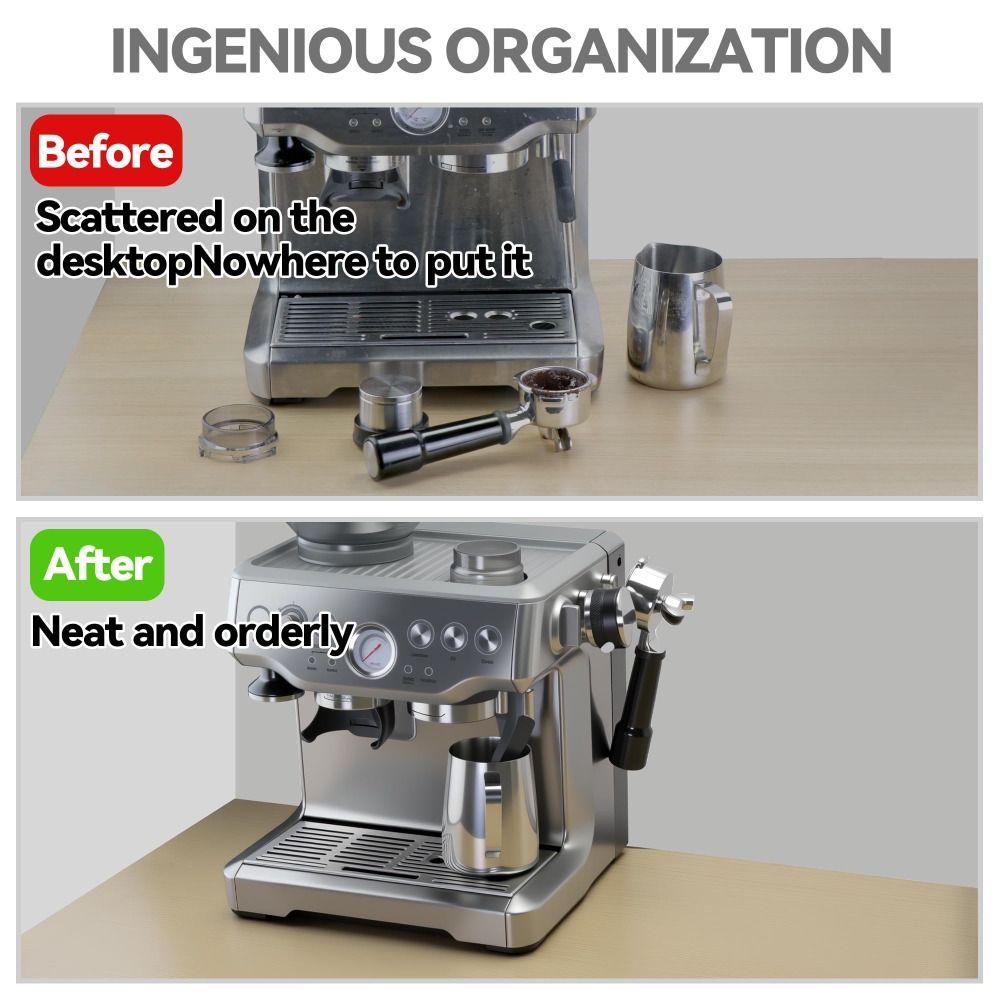 Magnetic Portafilter Holder Wall Mount Magnet Hook Espresso Accessories Organizer Home Cafe