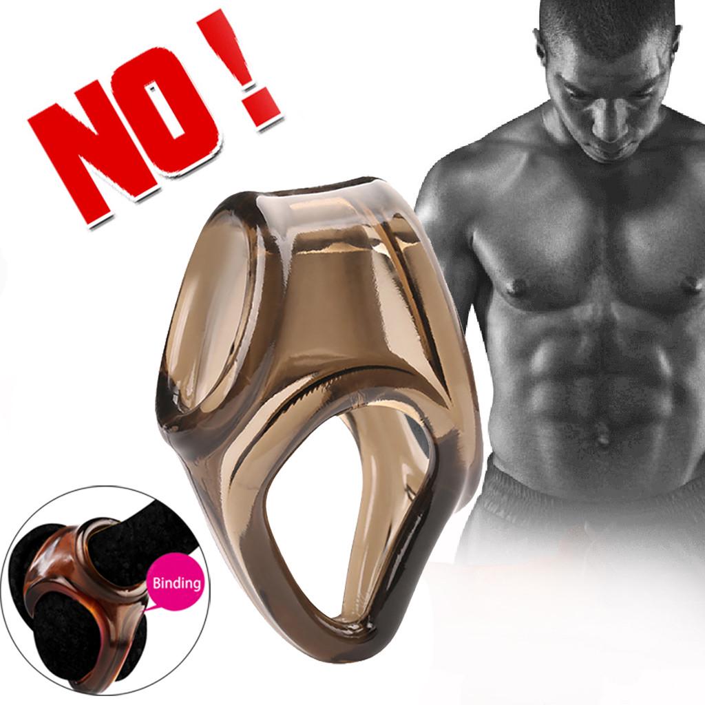 Toys Adult Men Vibration Collars Delay Premature Ejaculation Lock  Ring