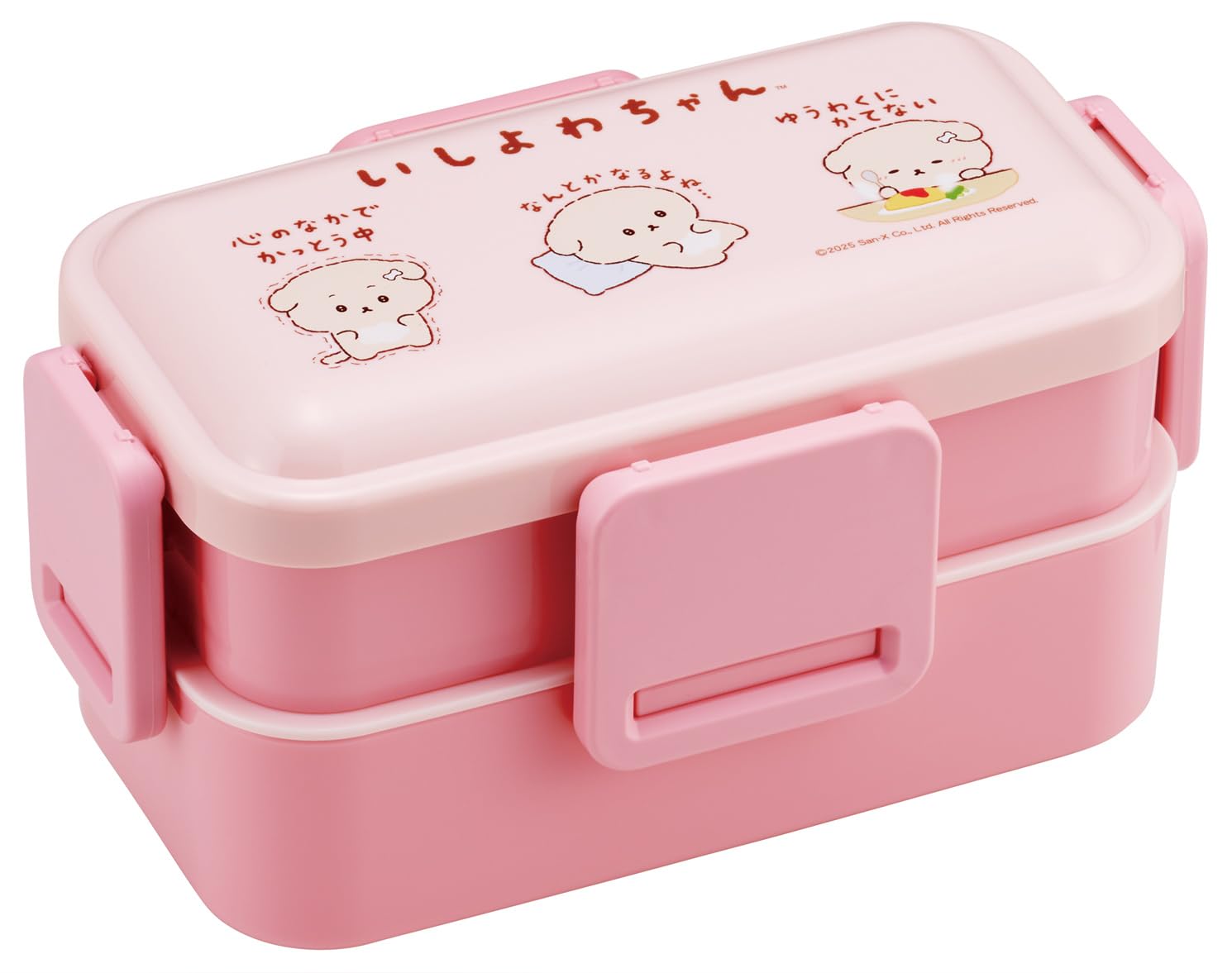 

Skater Bento Soft and Dishwasher and Microwave Made in Box, Fluffy, 2-Tier, 600ml, Safe, Japan, Ishiyowa-chan (Girl) Design, PFLW4-A