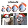 45/60/80/100CM Convex Mirror Outdoor Traffic Road Safety Wide Angle Polycarbonate Corner Turn Mirror