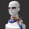 Male Mannequin Head with Shoulders for Hat, Wig, and Eyewear Display