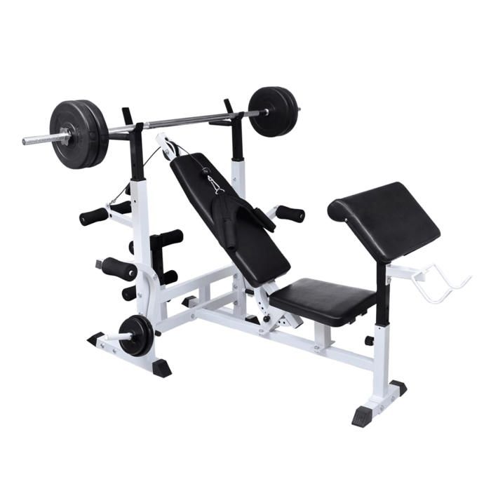 VidaXL Weight Bench Fitness Machine Weightlifting Training 90365