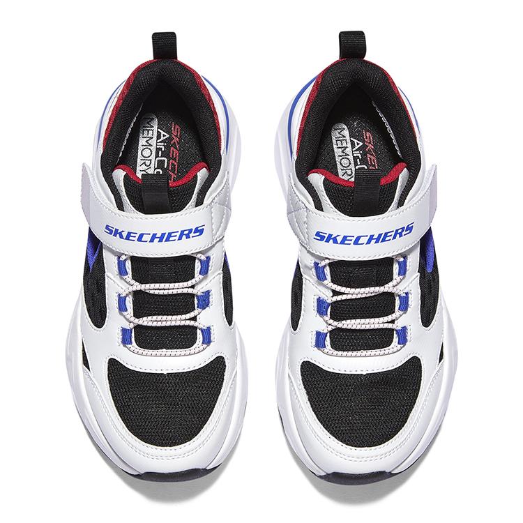 Skechers Bobs Comfortable Outdoor Velcro Kids Casual Shoes Kids Casual Shoes Red Blue White 405257L-WBMT