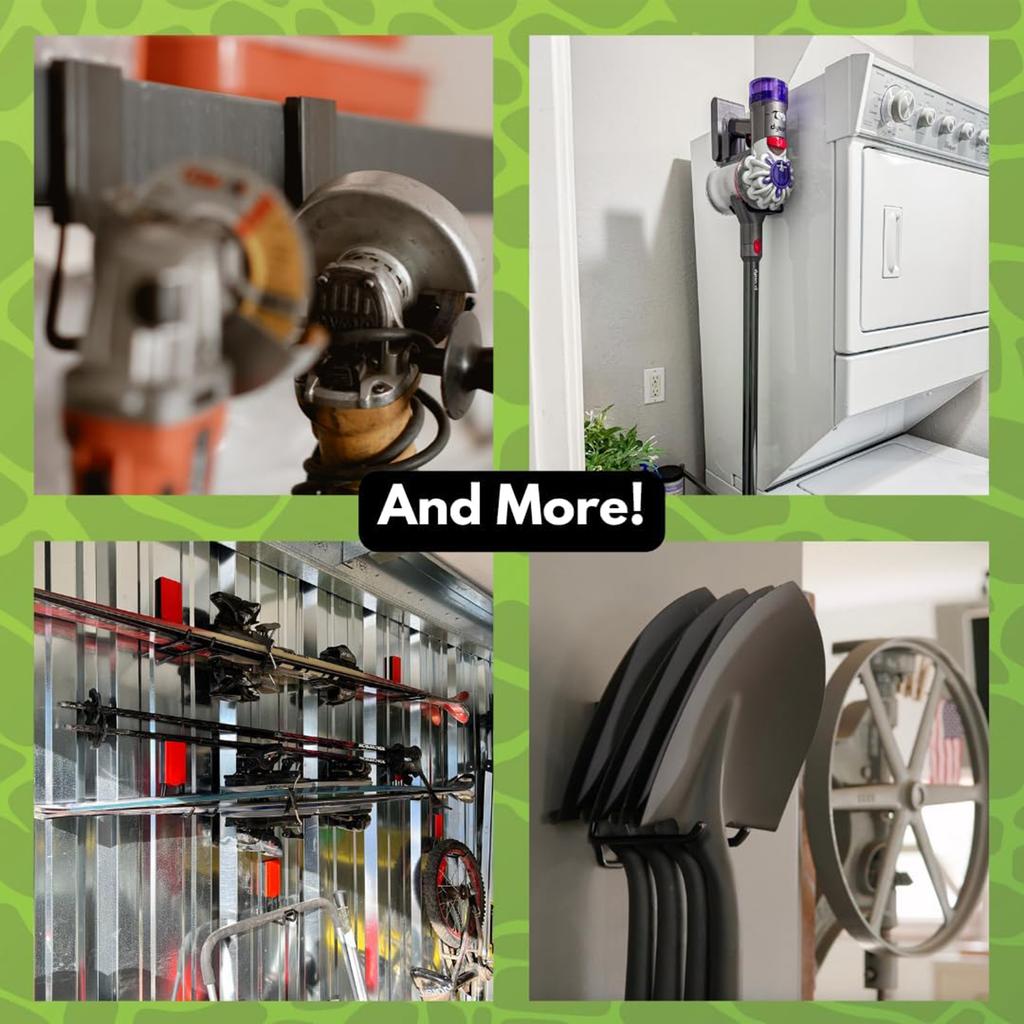 Magnetic Garage Storage Hooks Garden Warehouse Storage Tools Iron Hooks for Warehouse Shelving Bike Racks