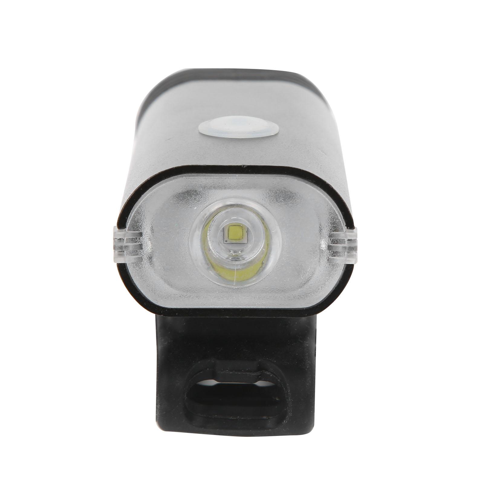 Велосипедная фара, перезаряжаемая через USB, портативная, высокой яркости, водонепроницаемая, сигнальный фонарь для ночной езды