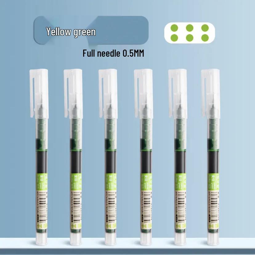 Large Capacity Colored Rollerball Pen - Quick-Drying, Carbon Neutral Ink, Water-Based, Ideal for Signatures and Journaling