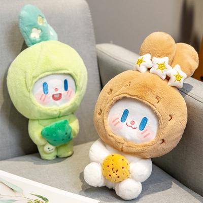 Vegetable Rabbit Pendant New Cute Potato Broccoli Rabbit Plush Toy Doll Gift