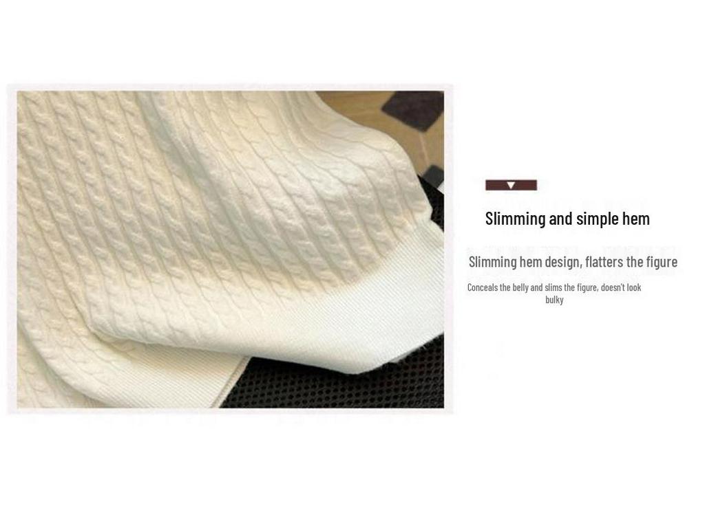 Women's Slim Fit Knitted T-Shirt with Turn-Down Collar – 2025 Summer Fashion