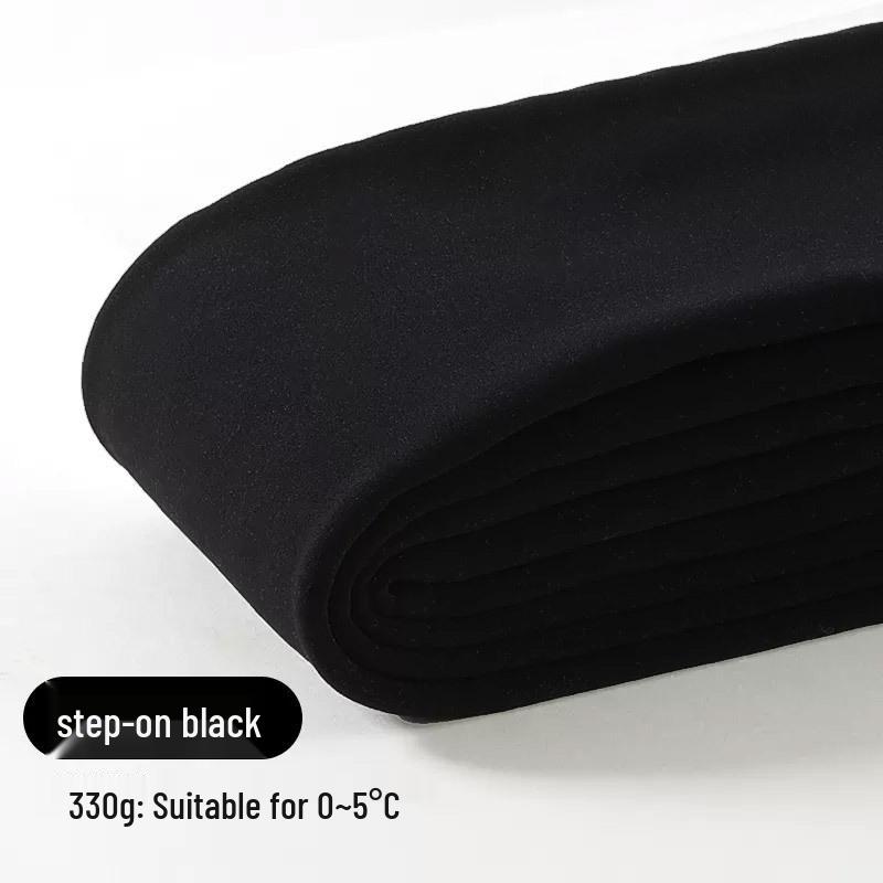 Women's Fleece-Lined Nude Footed Tights, Thick Base Layer Stockings, Plus & Petite Sizes, Leg-Enhancing, Autumn/Winter Outerwear