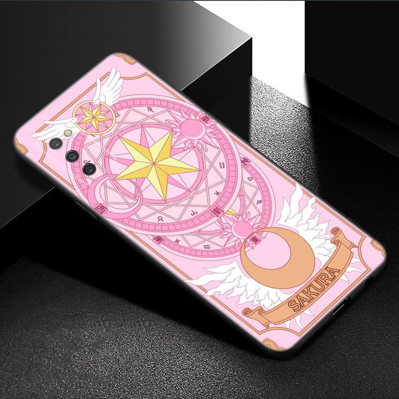 Card Captor Sakura Anime Handyhülle Für Samsung Galaxy A01 A03 Core A04 E A02 A05 A10 A20 A21 A30 A50 S A6 A8 + A7 Schwarze Hülle