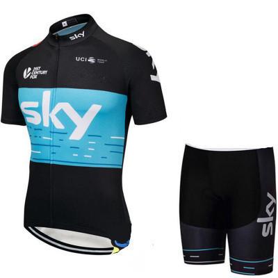 New Summer SKY Short-sleeved Overalls Cycling Suit Bicycle Men's Moisture-wicking Outdoor Clothes