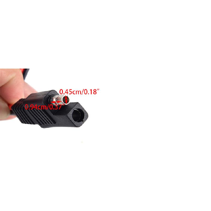10 Pcs Motorbike 18 Gauge 2-Pin Quick Disconnect Wire Harness Sae Connector Kit
