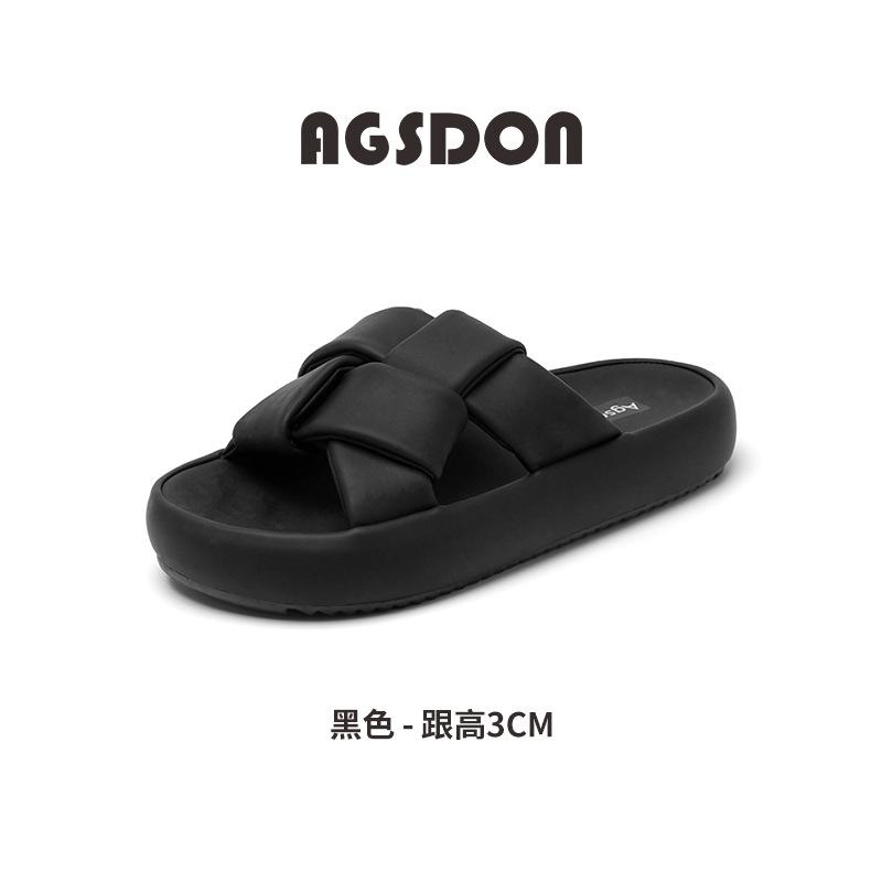 

Augustine slippers women s 2025 new summer wear sports sandals soft sole with skirt French cool slippers 40