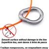 25Pcs Stainless Steel Split Rings Pear shape Solid Fishing Rings Lures Connectors for Saltwater Freshwater Fishing