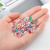 20pcs Stainless Steel Enamel Colorful Charm Cross Heart Moon Star Pendant for DIY Women Jewelry Making Necklace Earring Supplies
