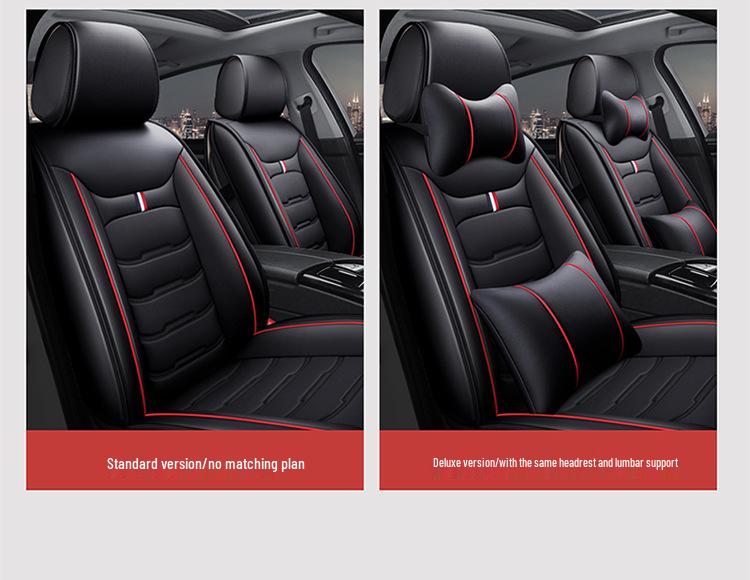 Universal Car Seat Cover for Accord, Civic, and Sagitar—Four Seasons Full Wrap Cushion Cover