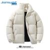 Jeanswest Men's Stand Collar Padded Winter Jacket