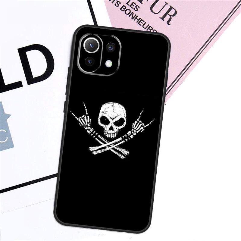 Skeleton Middle Finger Case For Xiaomi 13T Pro 14 11T 12T 12 13 Lite POCO F5 X3 X4 X5 X6 Pro F3 M5s M6 Pro Cover