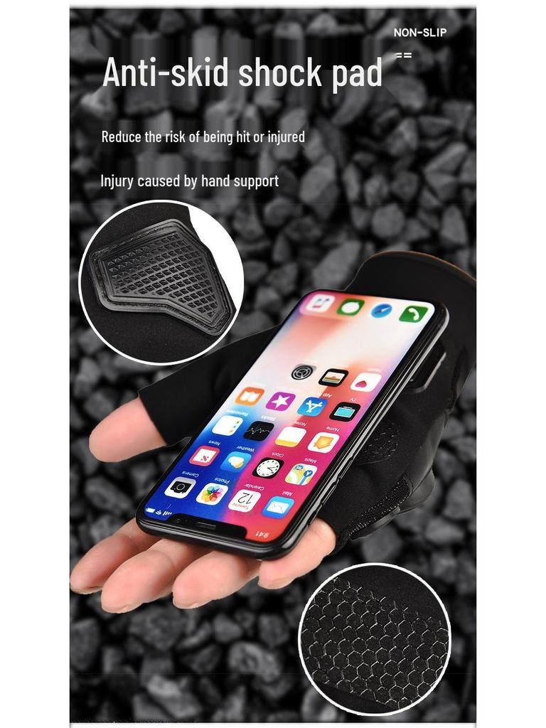 Verstärkte Taktische Handschuhe aus Edelstahl - Sturzsicher, Abriebfest, Voll- und Halbfinger-Optionen für Outdoor, Reiten und Selbstverteidigung