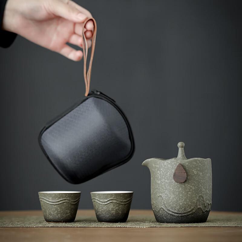 

Ink Wash Teardrop Travel Tea Set