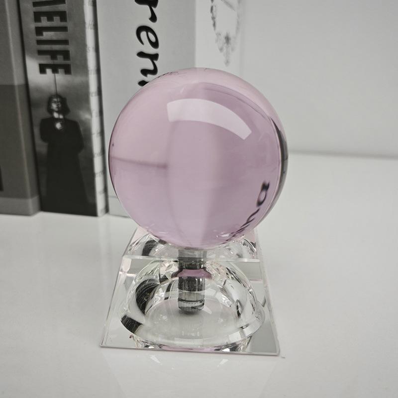 5CM Multicolor Crystal Ball Ornament for Party, Wedding, and Desktop Décor