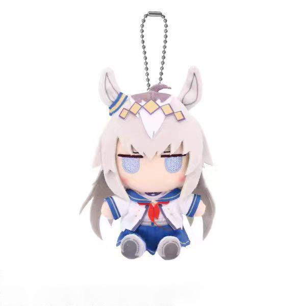 Uma Musume Pretty Derby Pluche Sleutelhanger 3 Stijlen Chibi Paardenmeisje Mini Katoenen Pop Anime Karakter Hanger Verzamelaar Cadeau Fans 12cm