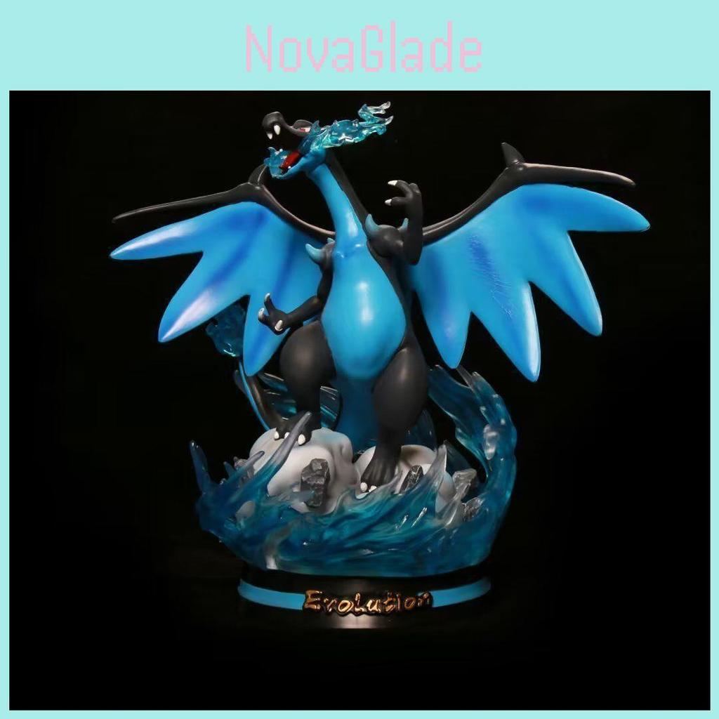 Stunning Egg Mega Charizard Glow In The Dark Pvc Figure Collectible Anime Model