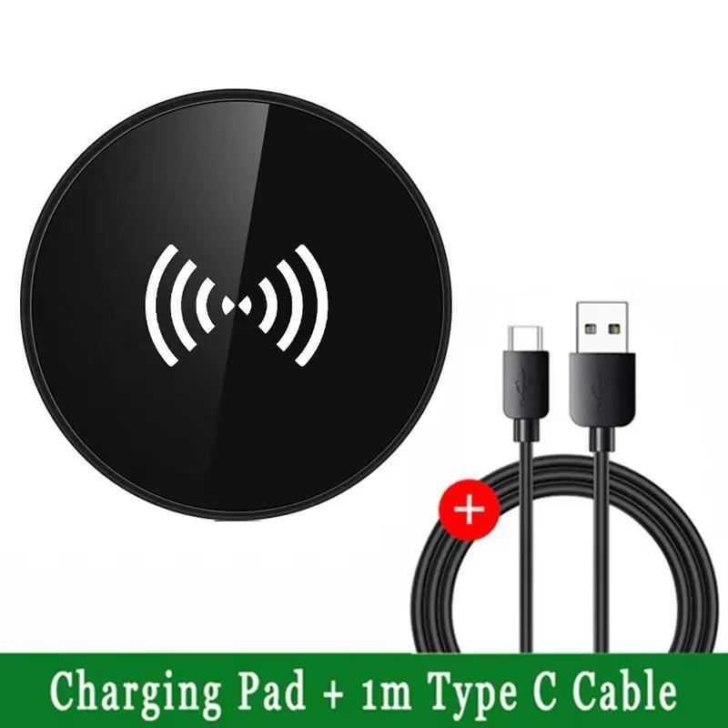 30W Magnetic Wireless Charger For iPhone 15 14 13 12 Pro Max Fast Wireless Charging Pad Ultra Thin Phone Chargers Holder Stand
