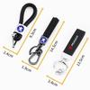 Metal+Braided rope or leather Keychain Key Chain Key Rings for Peugeot 206 307 308 3008 207 208 407 508 2008 5008 107 106 205
