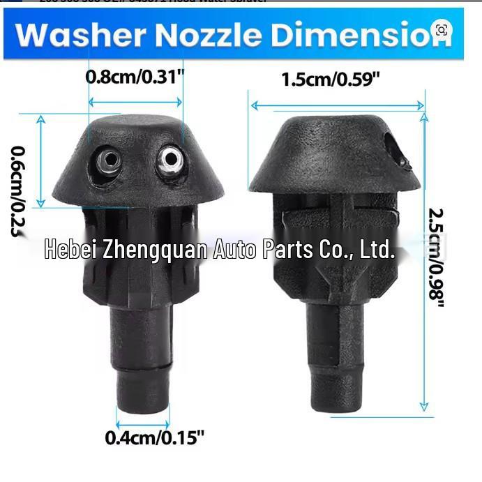 Peugeot Car Engine Dual-Hole Windshield Washer Nozzles