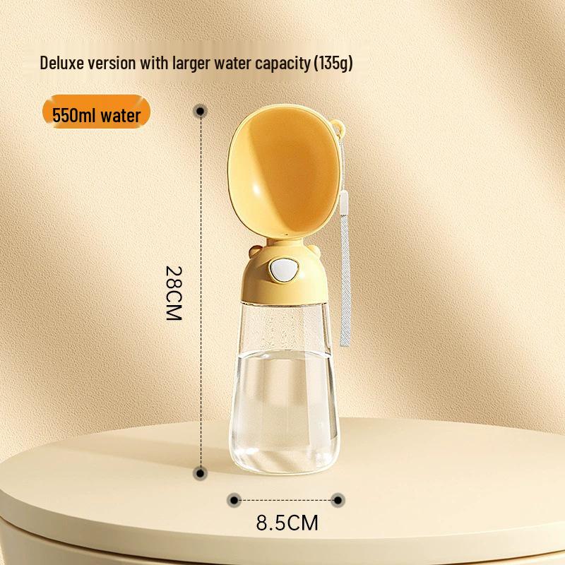 Portable Pet Water Bottle: Travel Cup for Dogs & Cats