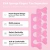 10/20Pcs Foam Toe and Finger Separators Mess-Free Nail Polish Application Toe Spacers, Manicure & Pedicure Essential Tools