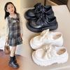 Spring And Autumn Girls' Leather Shoes With Soft Soles British Style Fashion Princess Shoes Kids Shoes