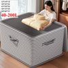 Lockable Clothing Storage Box with Large Capacity for Down Jackets, Clothes, Quilts, Organizing Bags, and Foldable Storage Boxes for Household Use