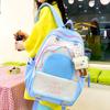 Children's Schoolbags  Elementary School Students  Junior High School Girls  High School Students Splicing Backpacks