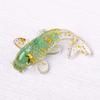 1pc Natural Crystal Crushed Stone Koi Fish Figure Ornament Drip Gel Small Goldfish Gifts Desktop Beautiful Jewelry