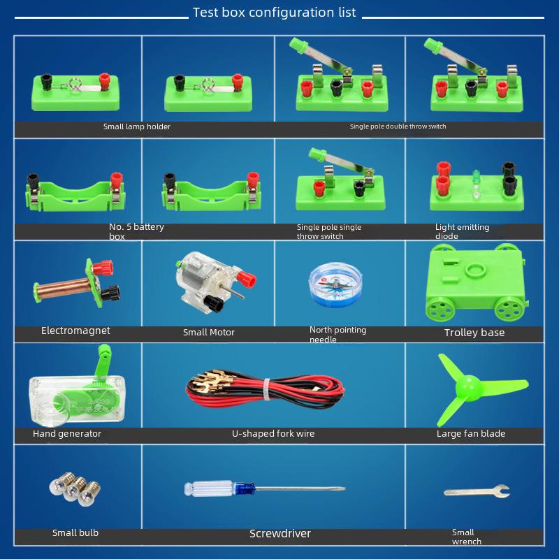 Comprehensive Physics Experiment Kit for Elementary and Junior High Science Education