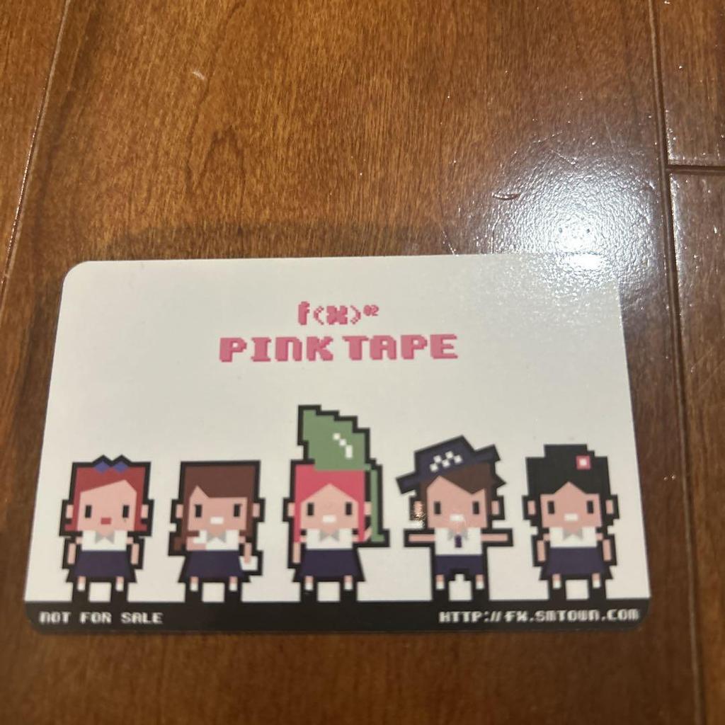 [USED] f(x) Pinktape trading card album everyone
