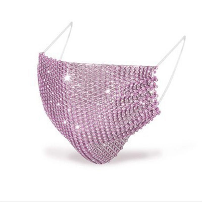 Rhinestone  Cloth  Mask Fashion Sexy Bling Diamond Funny Mask Party Show Costume